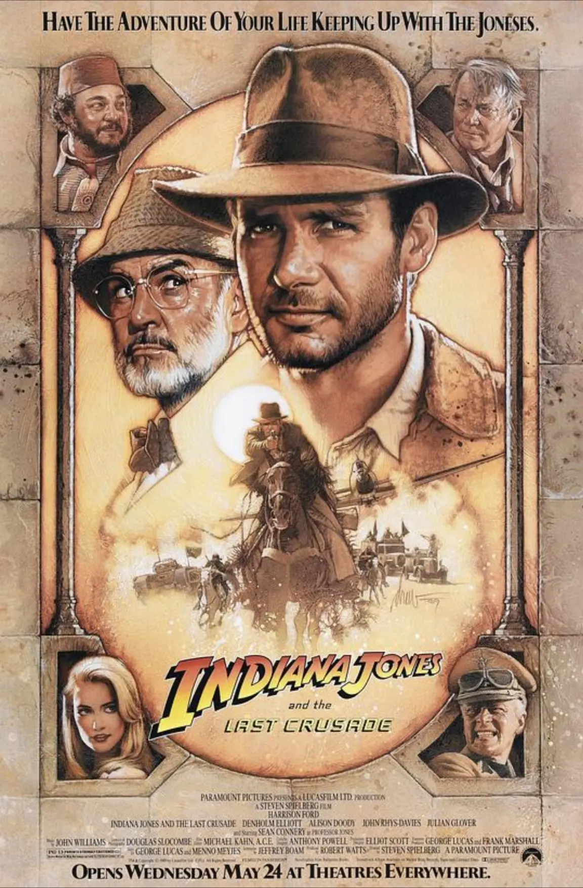 夺宝奇兵3：圣战奇兵 4K HDR 下载, Indiana Jones and the Last Crusade, 动作, 奇幻, 冒险, 印第安纳琼斯, 圣杯, 哈里森·福特, 肖恩·康纳利